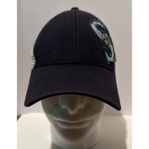 Genuine Merchandise Trucker Hat Cap Womens 9Forty Navy Back Mesh Hook & Loop